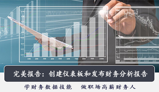 完美報告：創建儀表板和發布財務分析報告